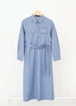 پیراهن جین کمربند دار