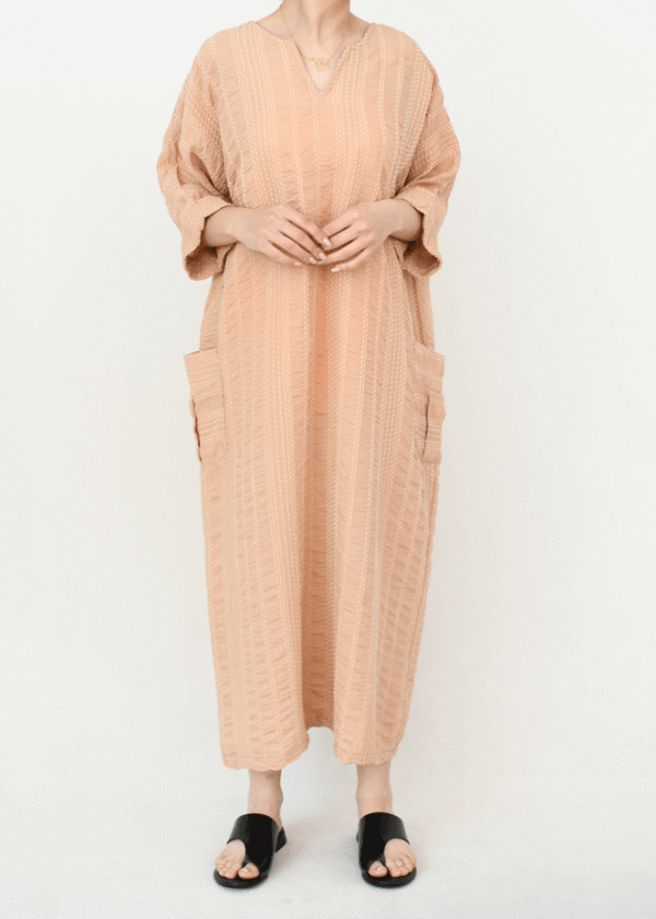 پیراهن بلند آستین پاکتی - Image 4