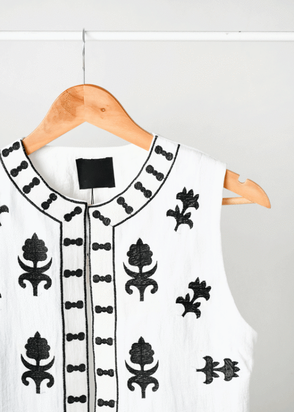 ژیله-دست-دوخت--(4) ژیله گلدوزی مشکی - Image 7