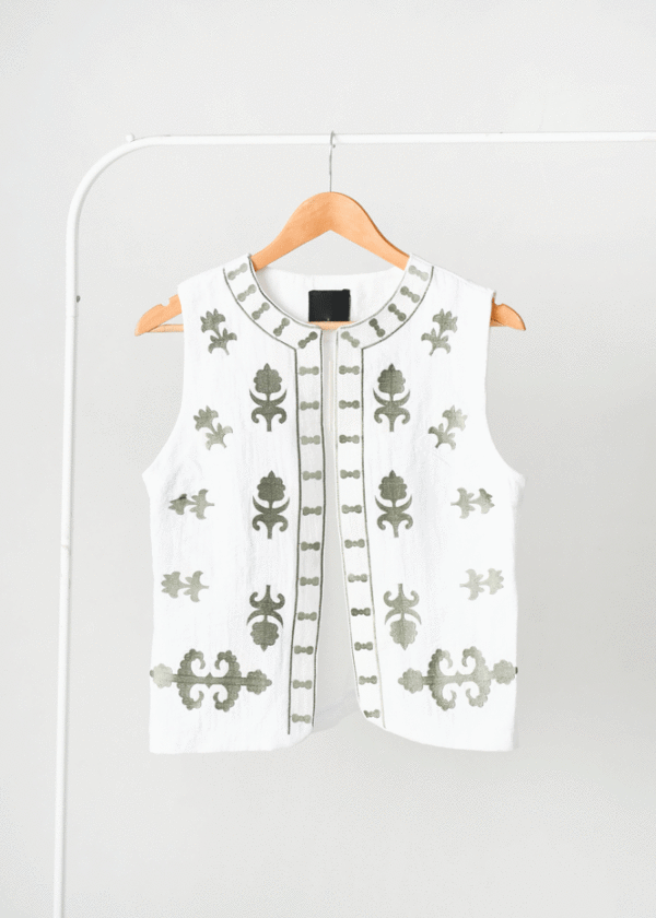 ژیله گلدوزی سبز - Image 1