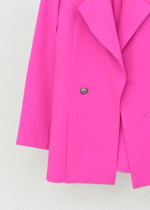 کت بغل چاکدار صورتی - Image 3