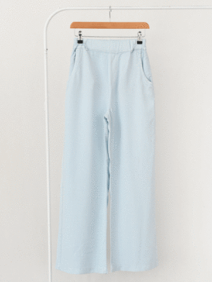 شلوار بگ پشت کش نیوسل آبی روشن