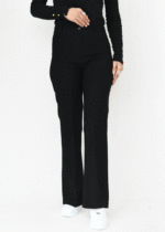 شلوار کرپ دمپا بوت کات مشکی - Image 2