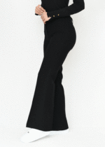 شلوار کرپ دمپا بوت کات مشکی - Image 4