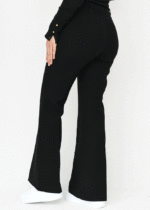 شلوار کرپ دمپا بوت کات مشکی - Image 5