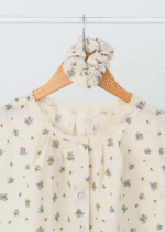 شومیز گل گلی و اسکرانچی - Image 4