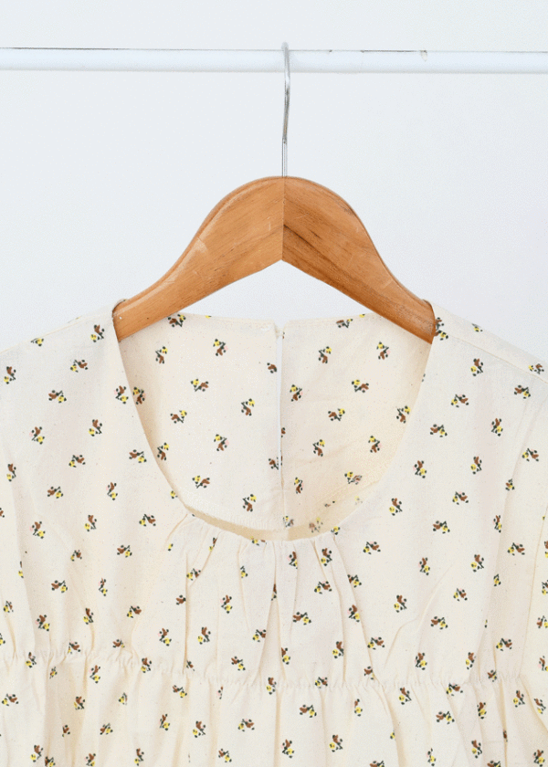 شومیز گل گلی و اسکرانچی - Image 7