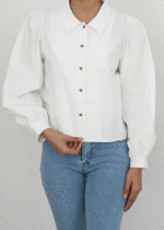 شومیز یقه دار - Image 5