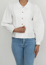 شومیز یقه دار - Image 6