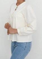 شومیز دور یقه دانتل - Image 7