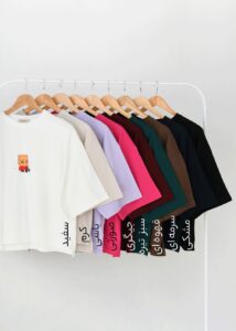 تیشرت لانگ برشکا طرح دار - Image 2