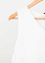 تاپ حریر آستر دار حلقه ای - Image 3