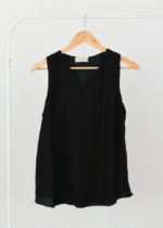 تاپ حریر آستر دار حلقه ای