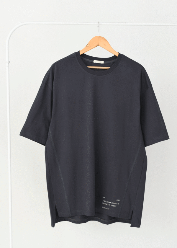 تیشرت-مردانه-ار-تی-(11) تیشرت مردانه لانگ نوک مدادی - Image 1