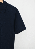 تیشرت جودون یقه دار مردانه سرمه ای - Image 3