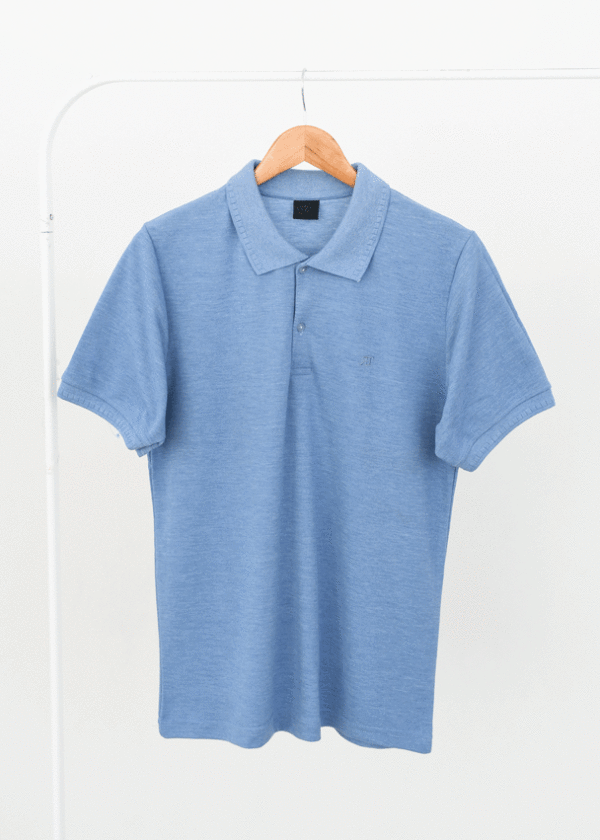 تیشرت-مردانه-یقه-دار-ارتی--(51) تیشرت جودون یقه دار مردانه آبی روشن - Image 1