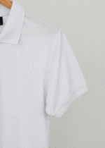 تیشرت جودون یقه دار مردانه سفید - Image 3