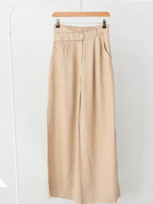 شلوار اسلپ فول بگ کرم