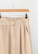 شلوار اسلپ فول بگ کرم - Image 2