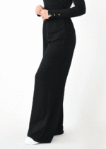 شلوار لینن بگ منگو مشکی - Image 4