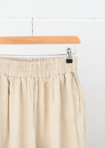 شلوار لینن بگ اسلپ کرم - Image 2