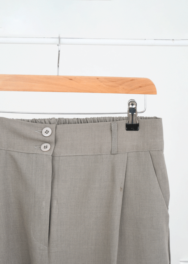 شلوار بزایاق پاکتی خاکی - Image 5