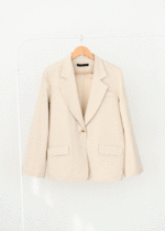 کت تک دکمه جیب نما