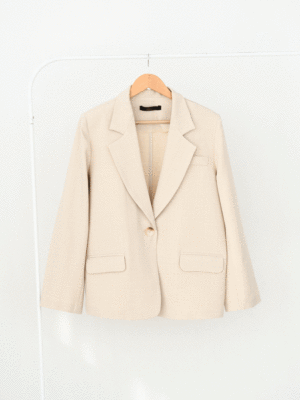 کت تک دکمه جیب نما