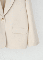 کت تک دکمه جیب نما - Image 4