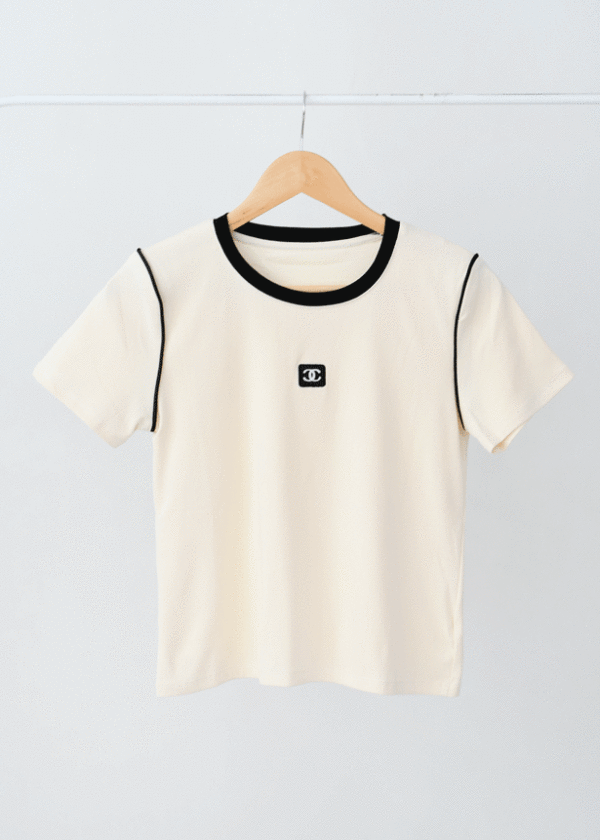 تیشرت چنل یقه گرد - Image 1