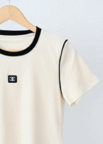 تیشرت چنل یقه گرد - Image 4