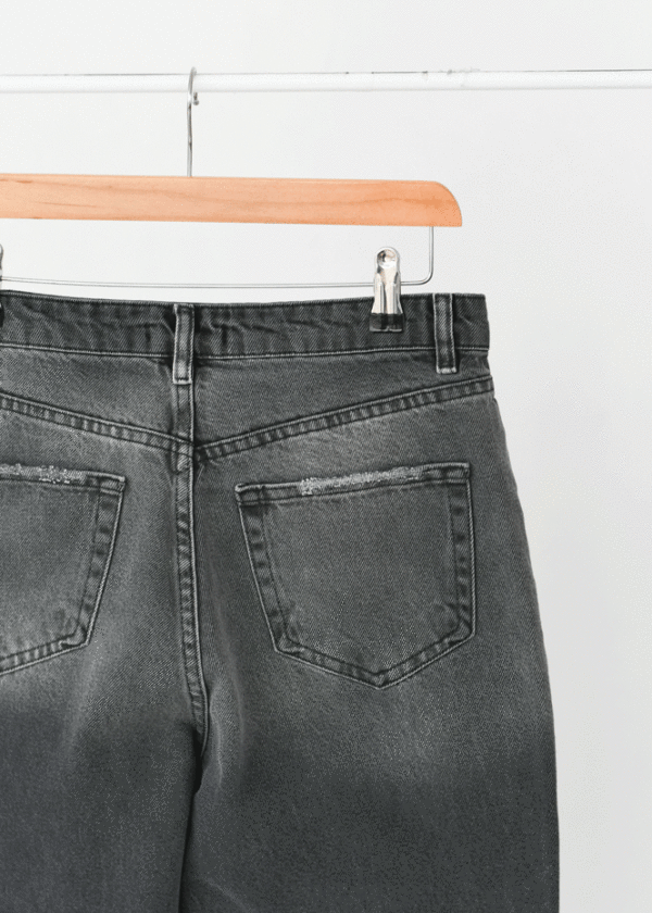 شلوار پاینن کات ذغالی روشن زارا - Image 5