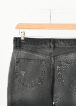 شلوار جین پایین کات استریت ذغالی زارا - Image 6