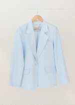 کت لینن رنگی جیب نما