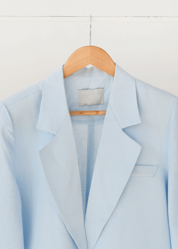 کت لینن رنگی جیب نما - Image 8