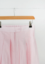 دامن لینن رنگی جلو چاکدار - Image 4