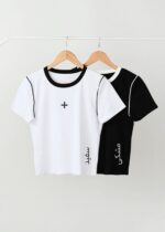 تیشرت وسط گلدوزی