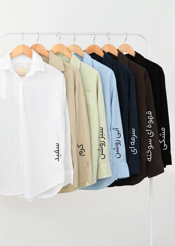 شومیز سیلک رنگی - Image 2