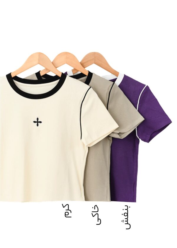 تیشرت وسط گلدوزی - Image 3