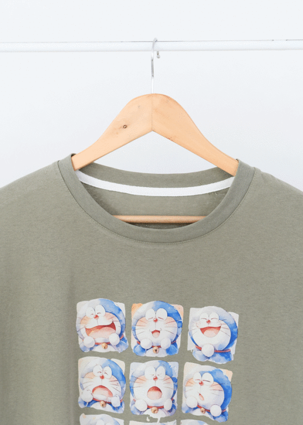 تیشرت طرح دار دورایمون وارداتی - Image 6