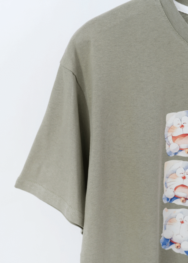 تیشرت طرح دار دورایمون وارداتی - Image 8