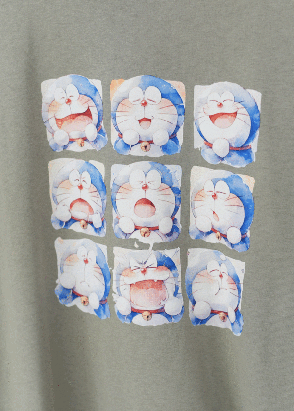 تیشرت طرح دار دورایمون وارداتی - Image 7