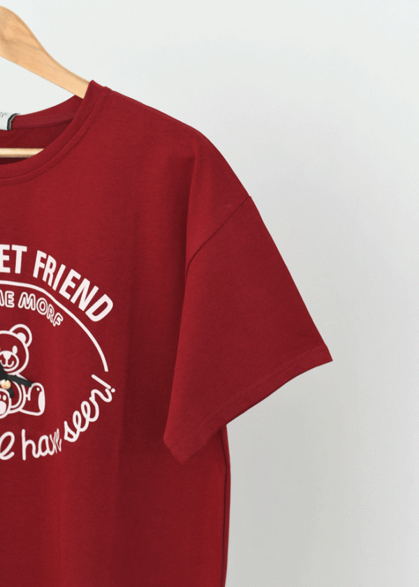 تیشرت تدی پاپیون وارداتی - Image 4