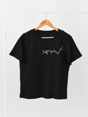 تیشرت گلدوزی اسکلت وارداتی