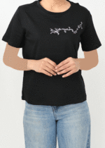 تیشرت گلدوزی اسکلت وارداتی - Image 5