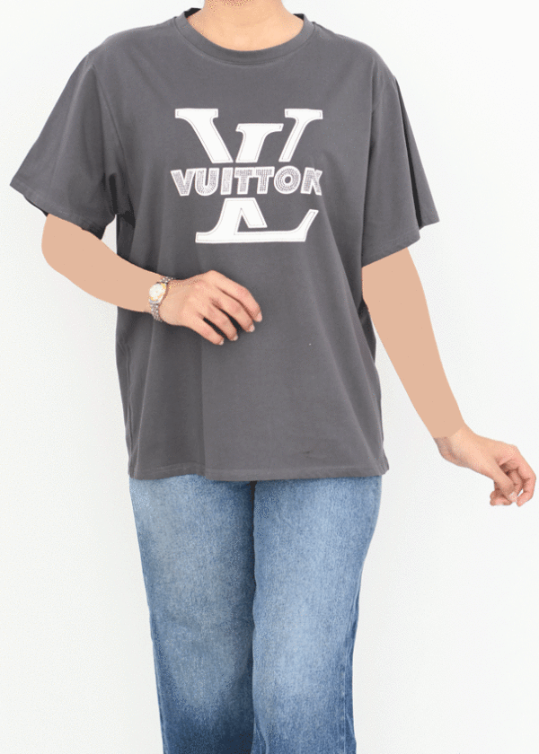 تیشرت لویی ویتون نگین دار - Image 4