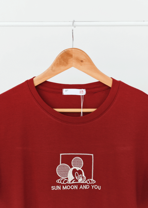 تیشرت گلدوزی میکی وارداتی - Image 3