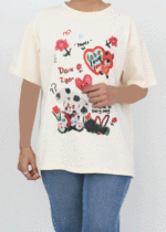 تیشرت تدی قلبی وارداتی - Image 4