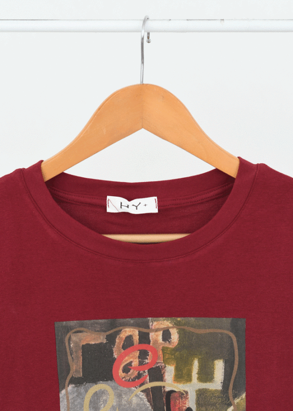 تیشرت-کراپ-(4) تیشرت طرح دار وارداتی - Image 7