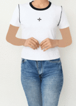 تیشرت وسط گلدوزی - Image 7